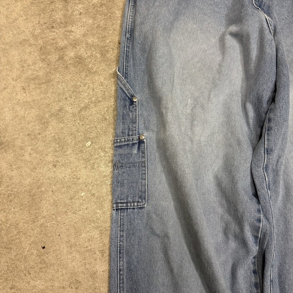 Vintage Y2K Pelle Pelle Baggy Blue Denim Jeans Wideleg Skater 38x34 - Picture 6 of 7